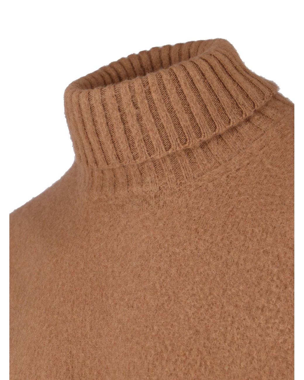Drumohr Brown High Neck Sweater for men