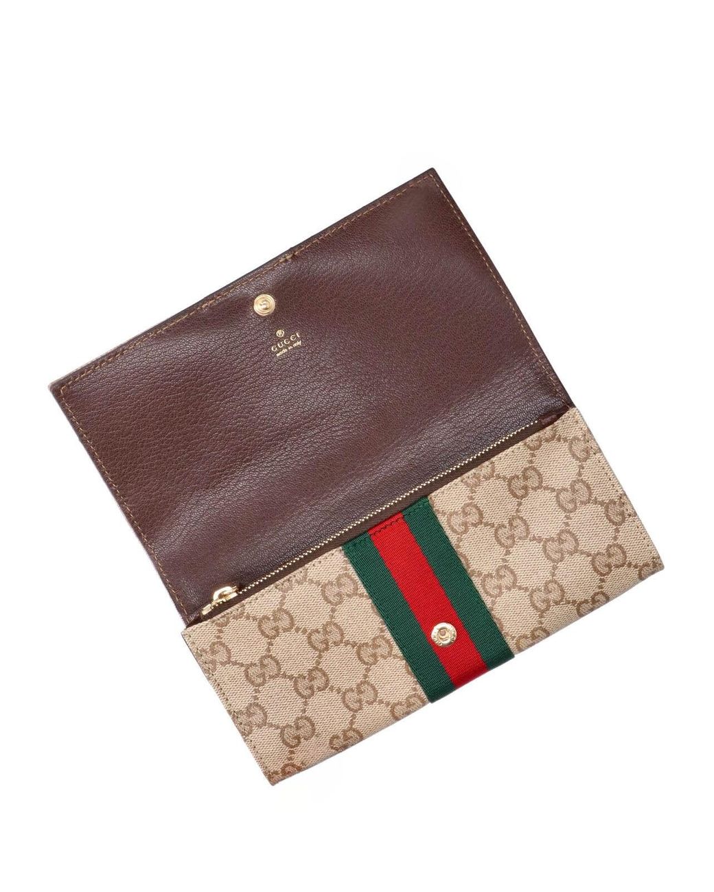 Gucci White Wallet "Web"