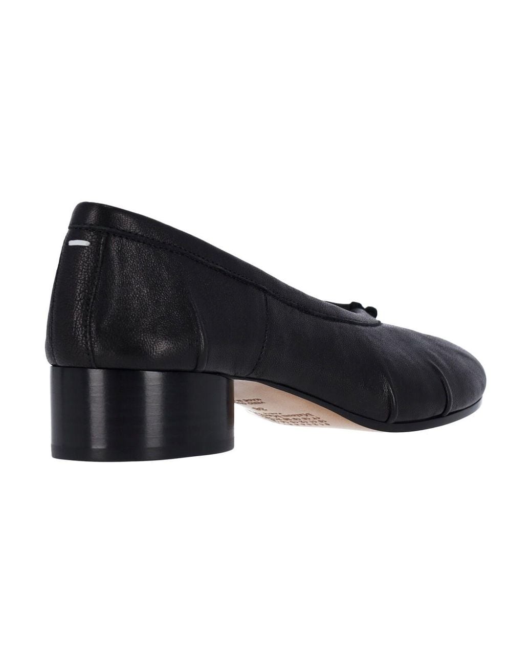 Maison Margiela Black Ballet Flats "Tabi"