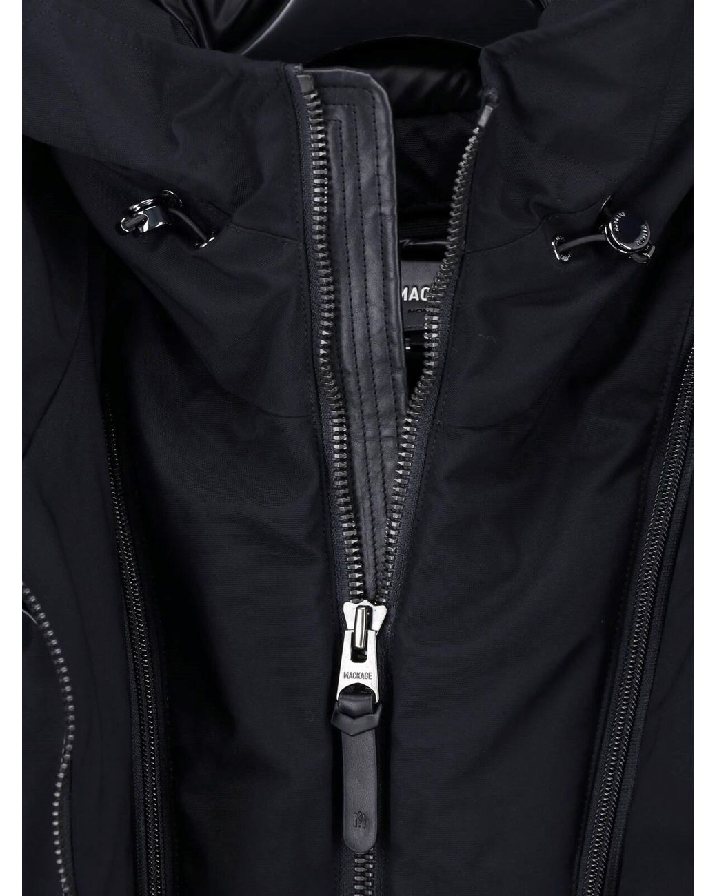 Mackage Blue Hooded Jacket "Edward" for men