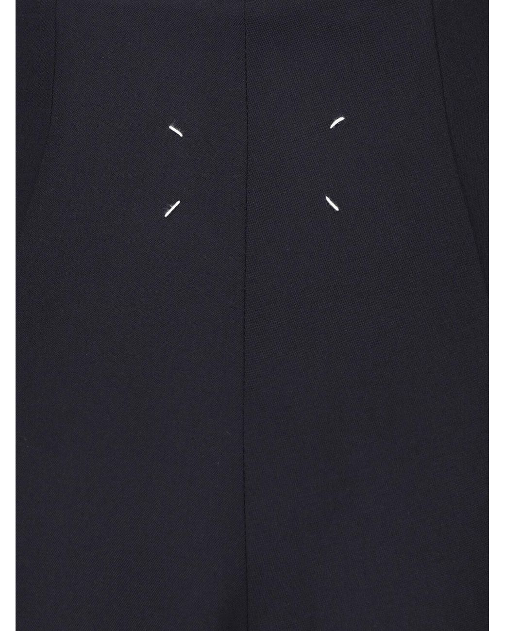Maison Margiela Black High-Waisted Maxi Skirt