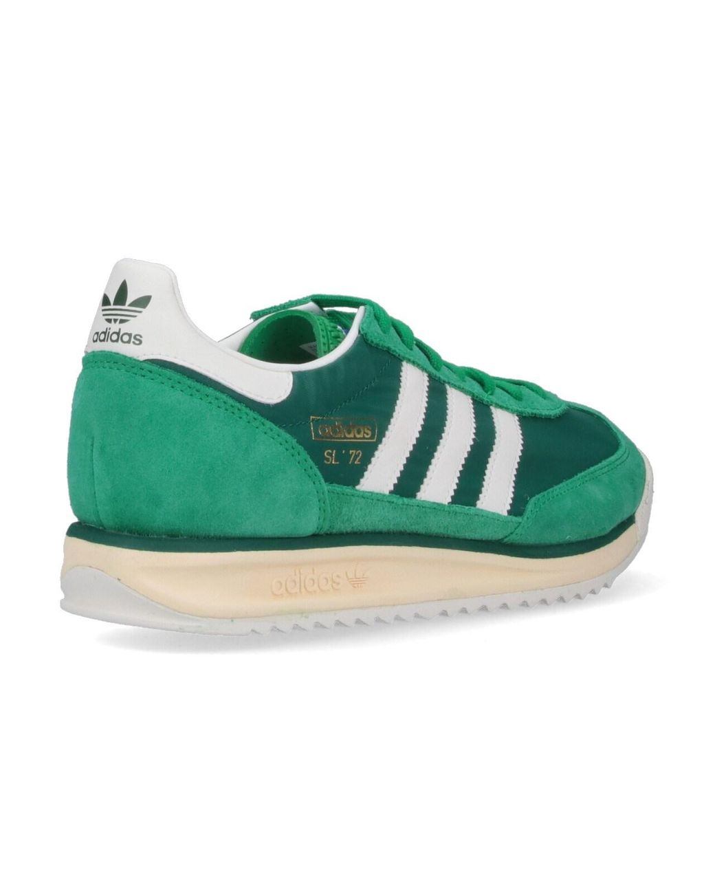 Adidas Green Leather Sneakers for men
