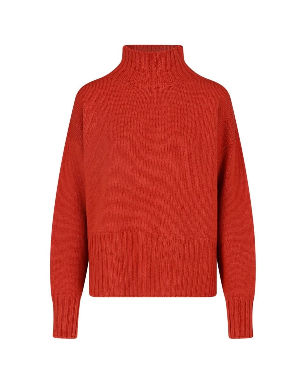 Drumohr Red Merino Wool Sweater