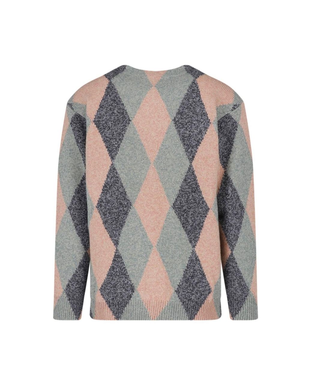 Valentino Gray Virgin Wool Cardigan for men