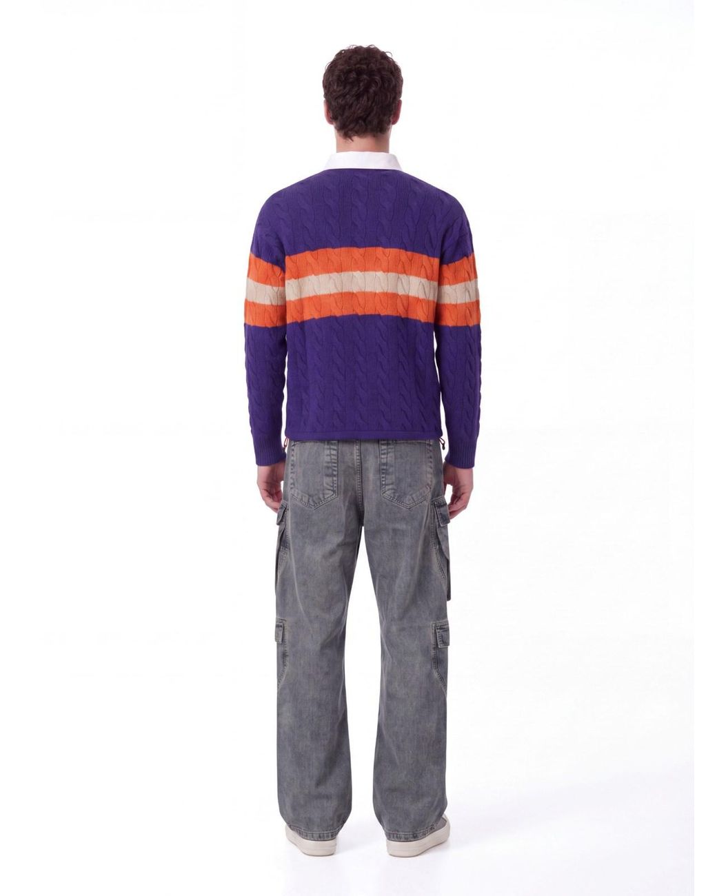 Rick Owens Gray Wide Jeans "Double Cargo" for men