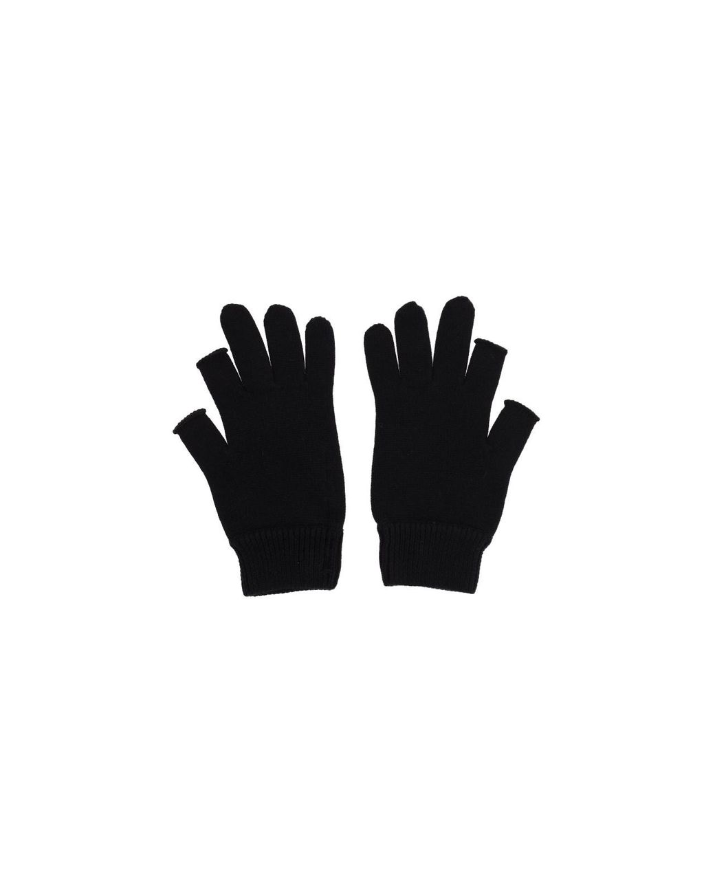 Guanti "Touchscreen" di Rick Owens in Black da Uomo