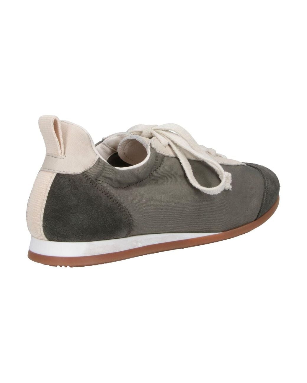 Uma Wang Brown Rounded Toe Leather Sneakers