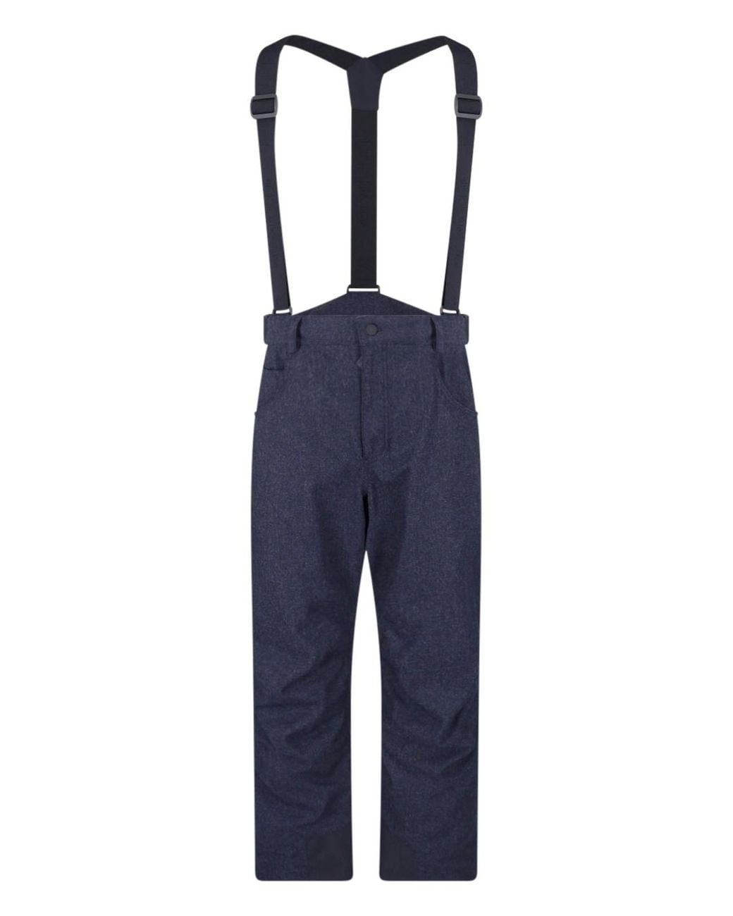 Moncler Blue Technical Fabric Ski Bib for men