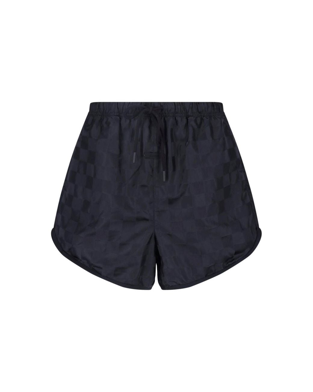 Fear Of God Blue Checkered Swim Shorts for men