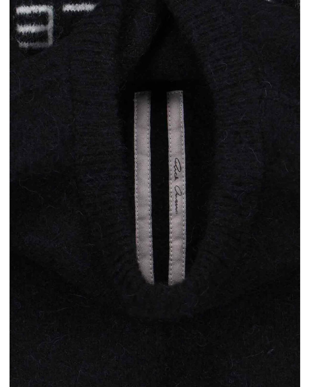 Rick Owens Black 'Temple Of Love' Sweater for men