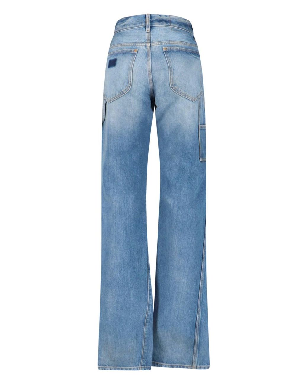 Maison Margiela Blue Classic Jeans With Straight-Leg Cut