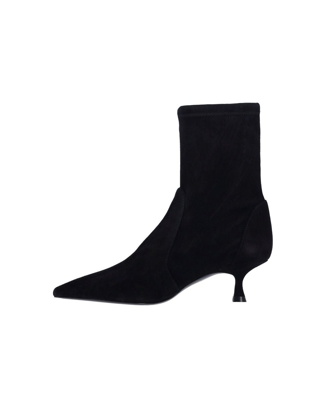Stuart Weitzman Black Naomi 50 Ankle Boots
