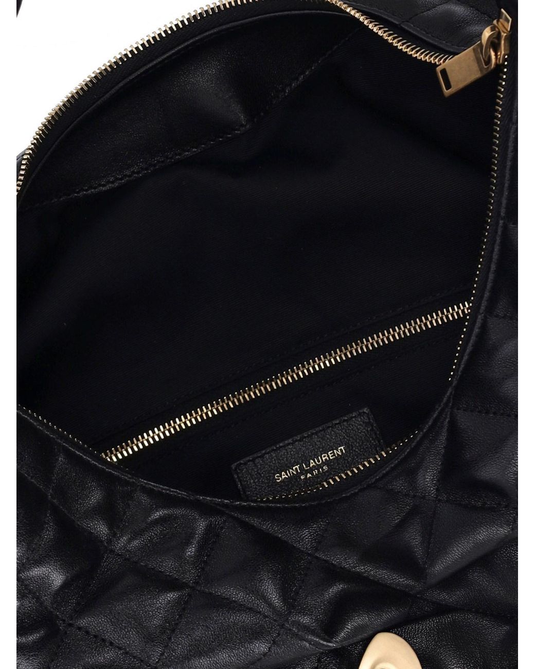 Saint Laurent Black 'Icare' Large Shoulder Bag