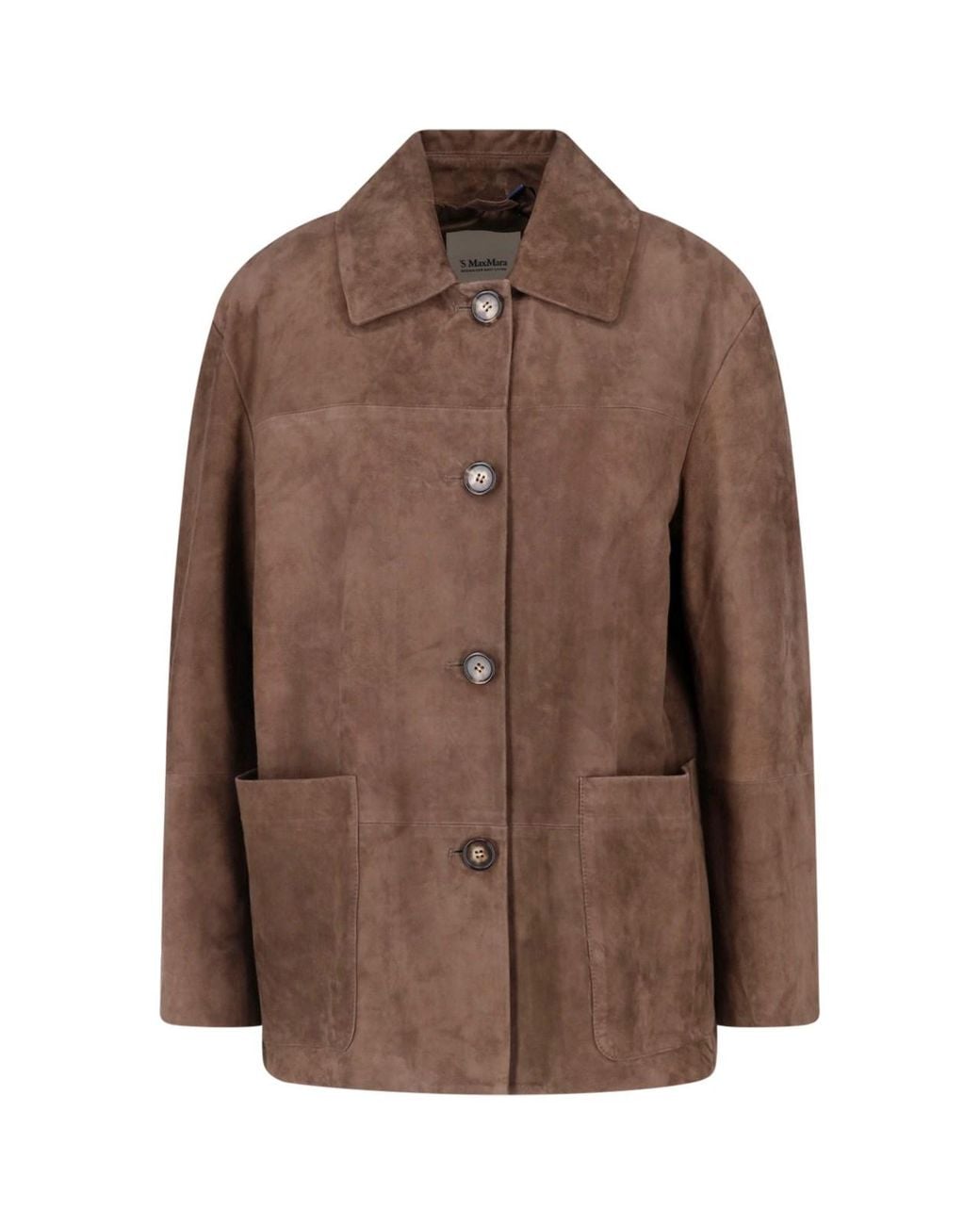 Max Mara Brown Suede Jacket