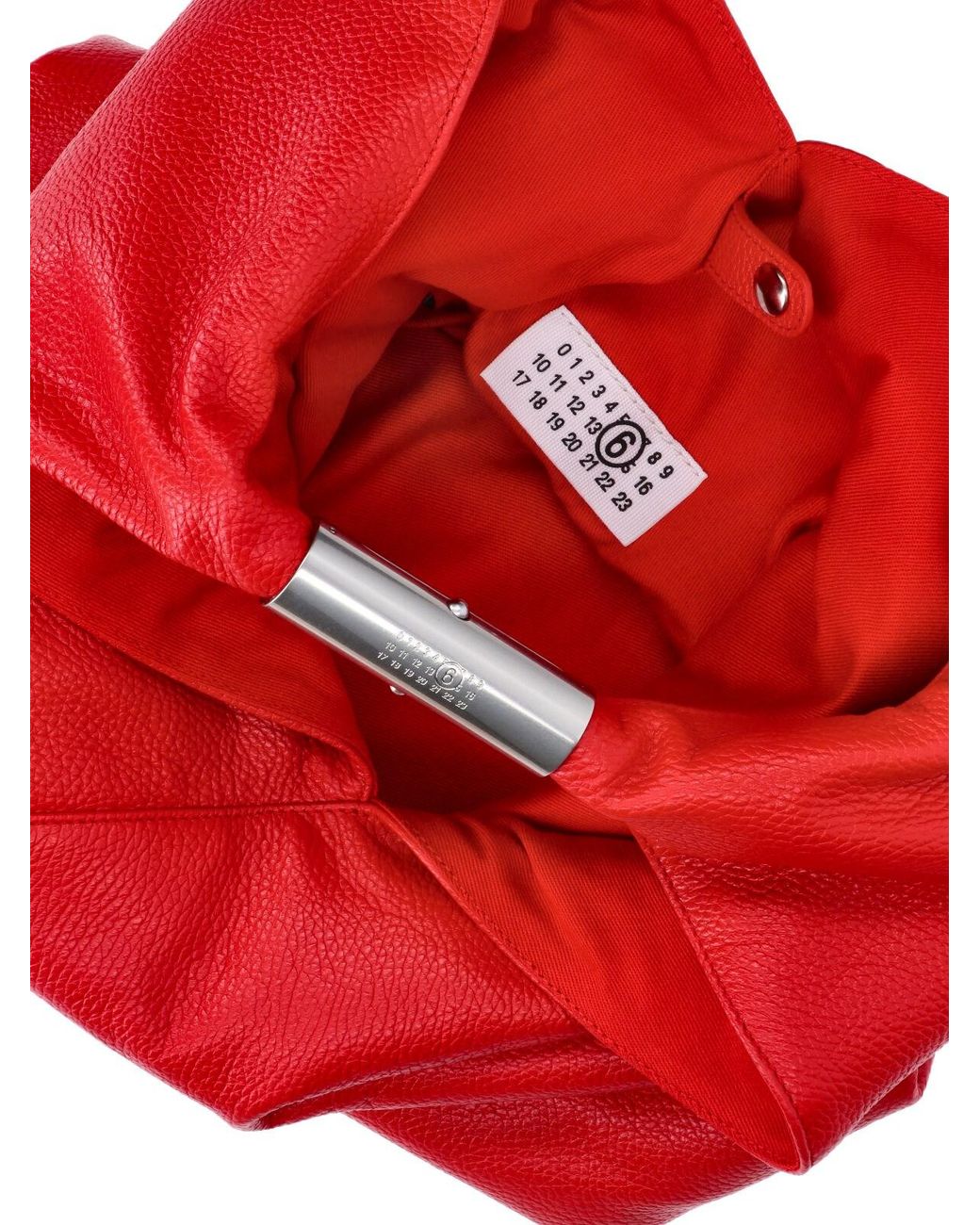 MM6 by Maison Margiela Red Shoulder Bag "Japanese"