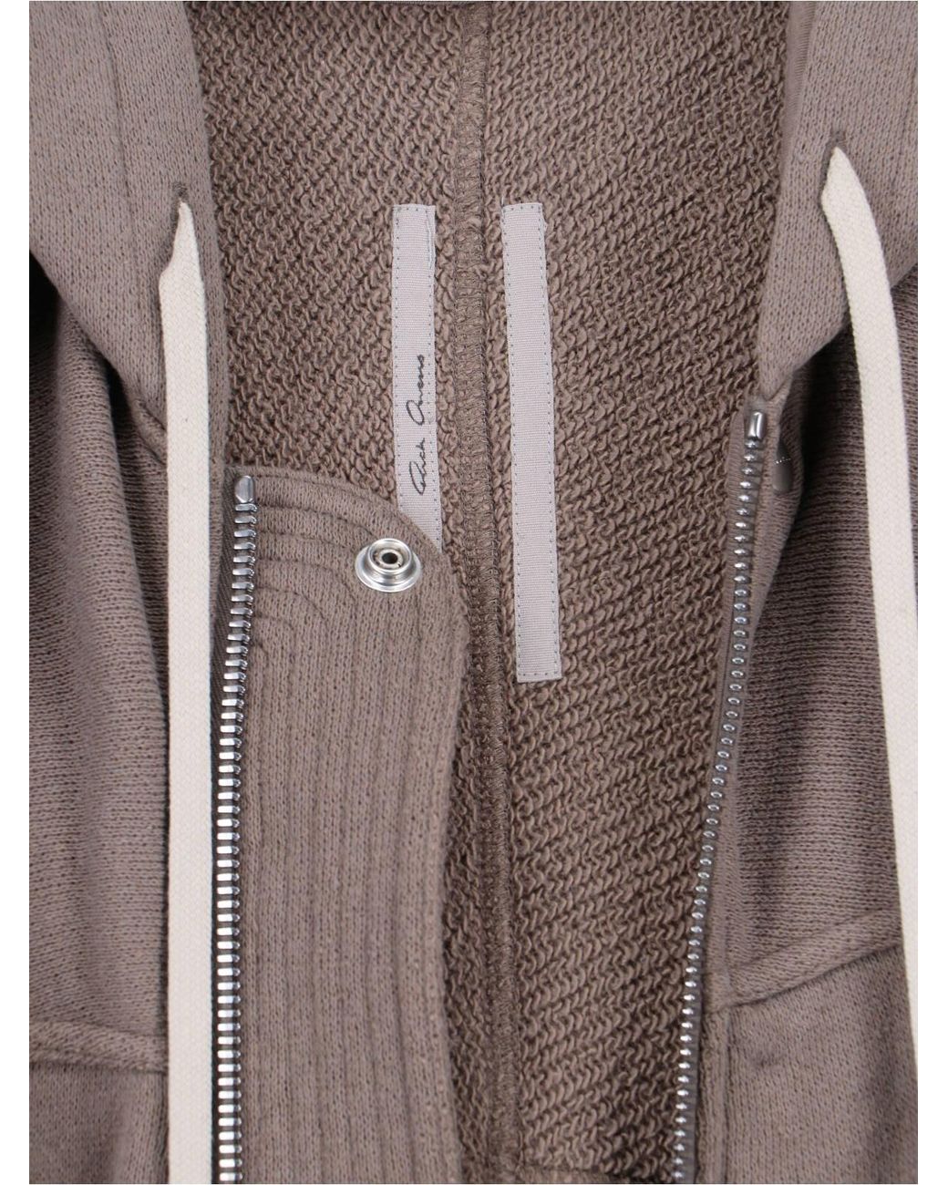 Rick Owens Brown Hooded Sweatshirt for men