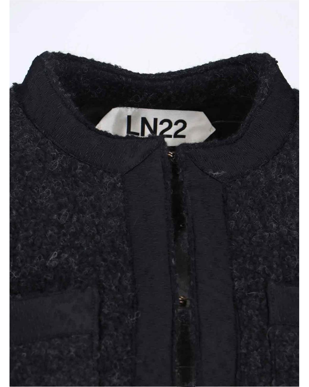 LN22 Black Wool Blend Jacket