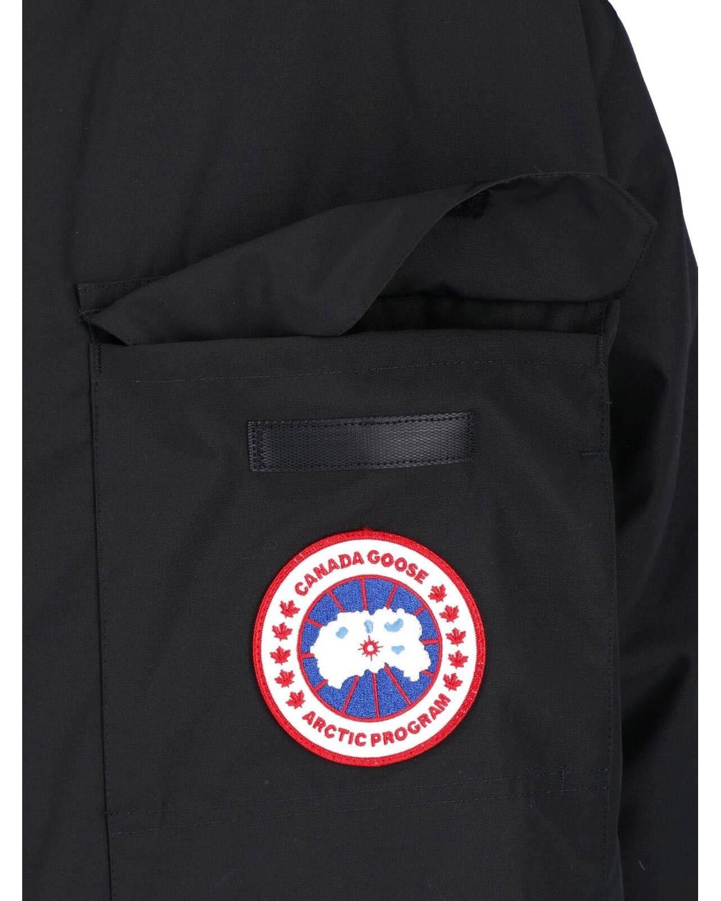 Canada Goose Black Padded Jacket "Expedition" for men