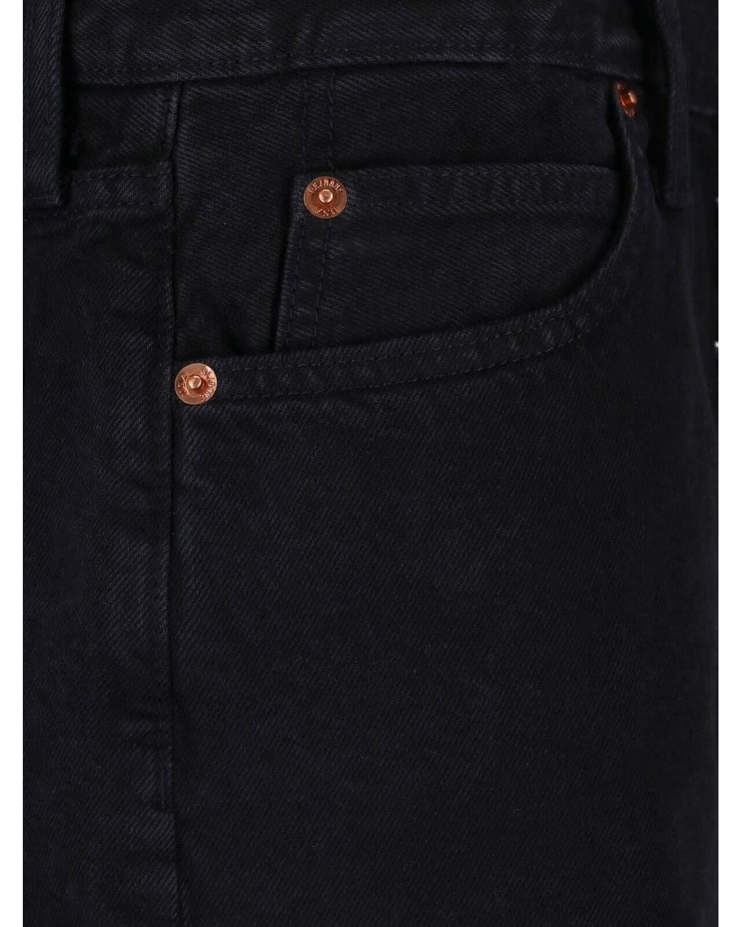 Re/done Blue Denim Shorts