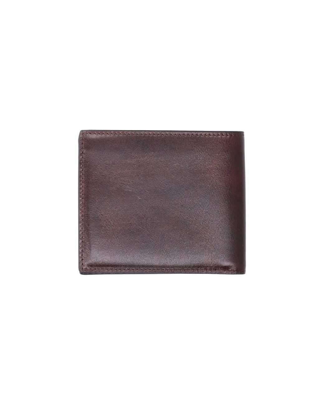 Prada Purple Bi-Fold Logo Wallet for men