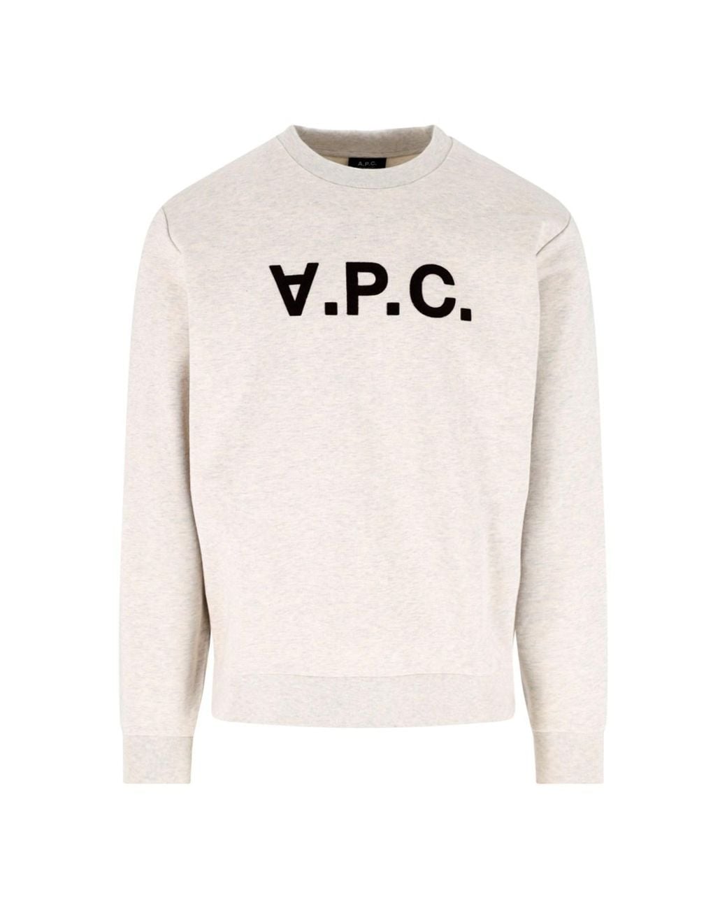 A.P.C. White Logo Sweatshirt for men