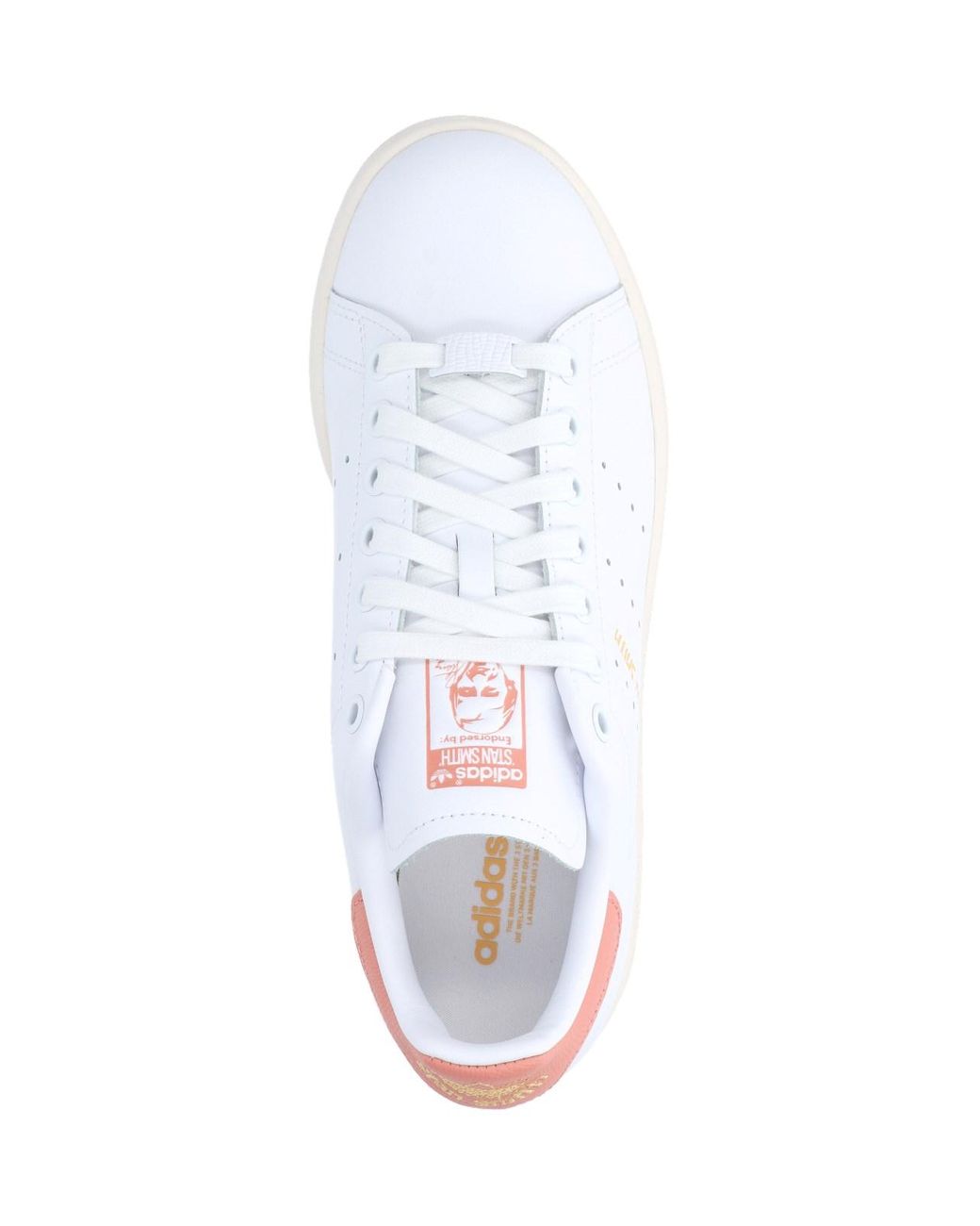 Adidas White Sneakers Pelle