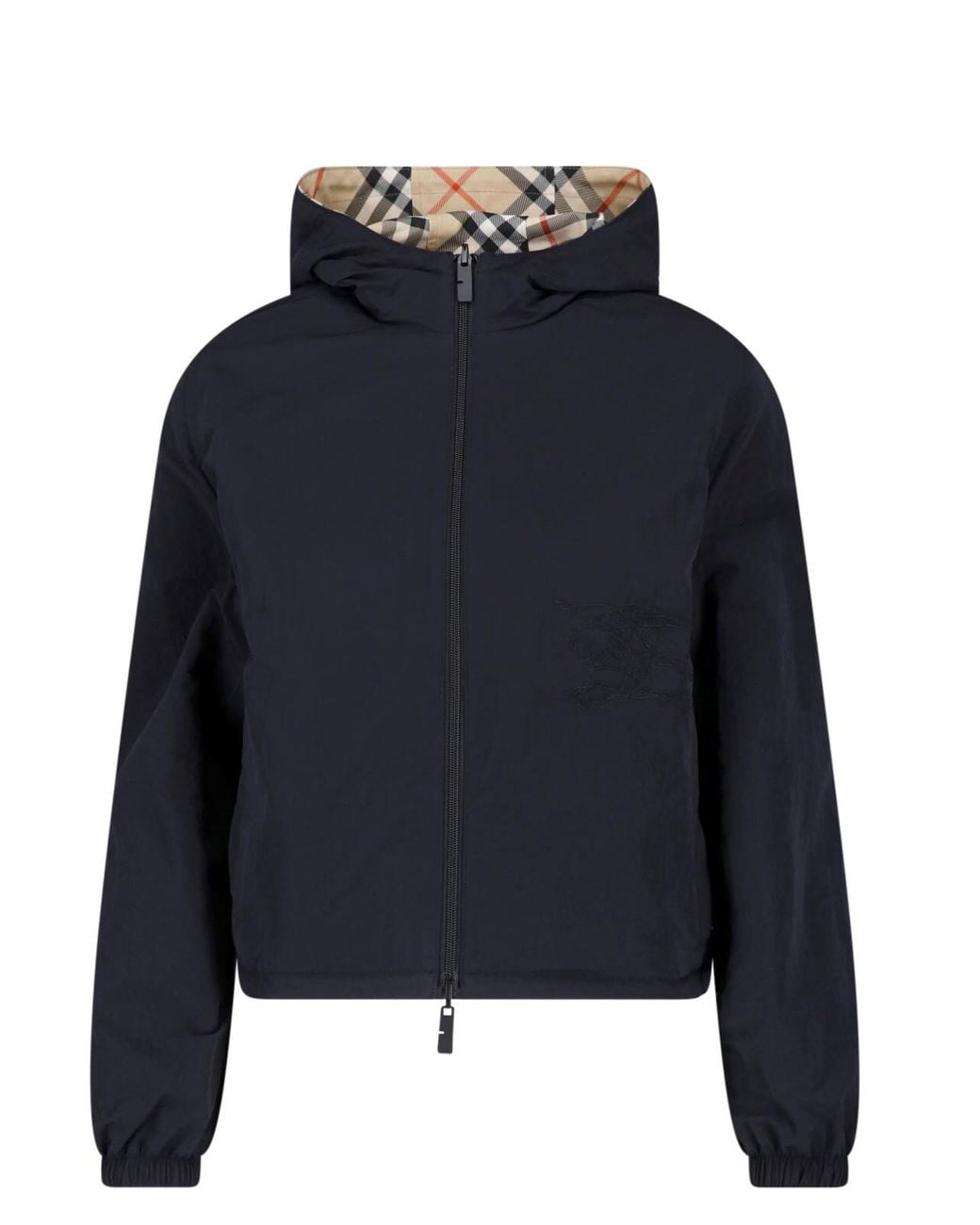 Burberry White Reversible Waterproof Jacket