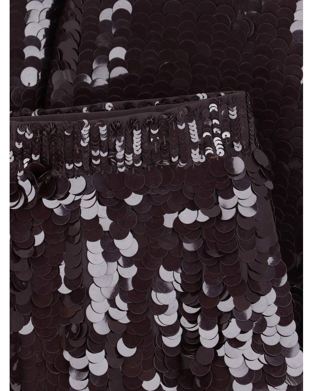 P.A.R.O.S.H. Purple Sequin Pencil Skirt