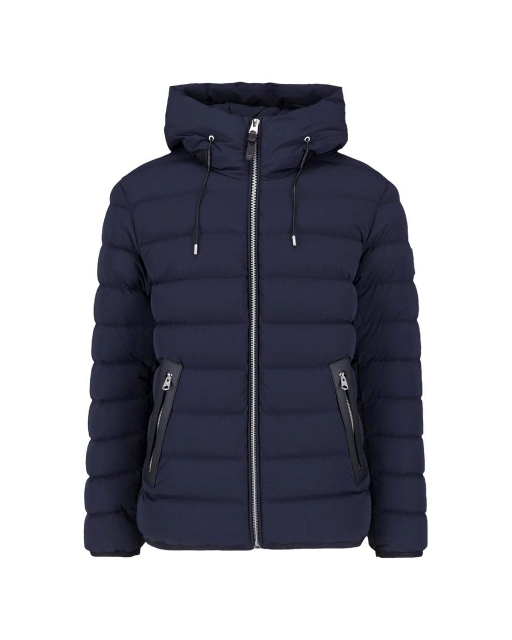 Mackage Blue Down Jacket With Hood "Jack" for men