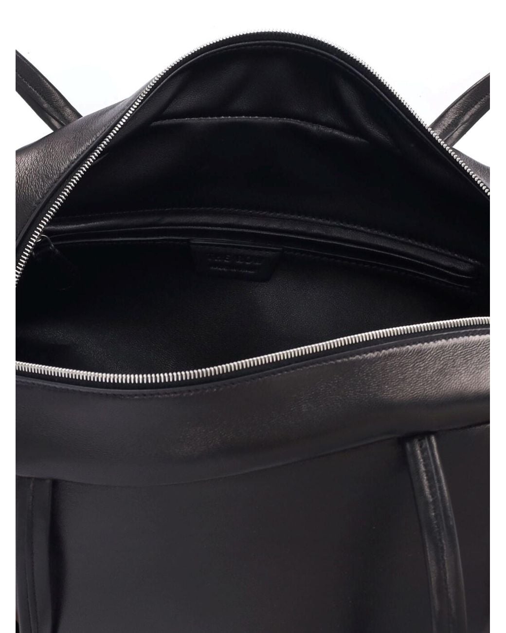 The Row Black "astra" Bowling Bag