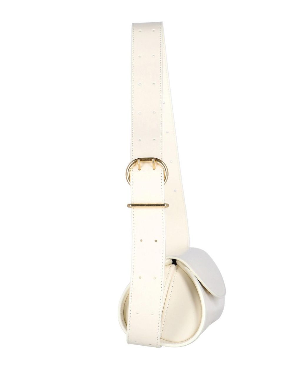 Jil Sander White Leather Shoulder Bag