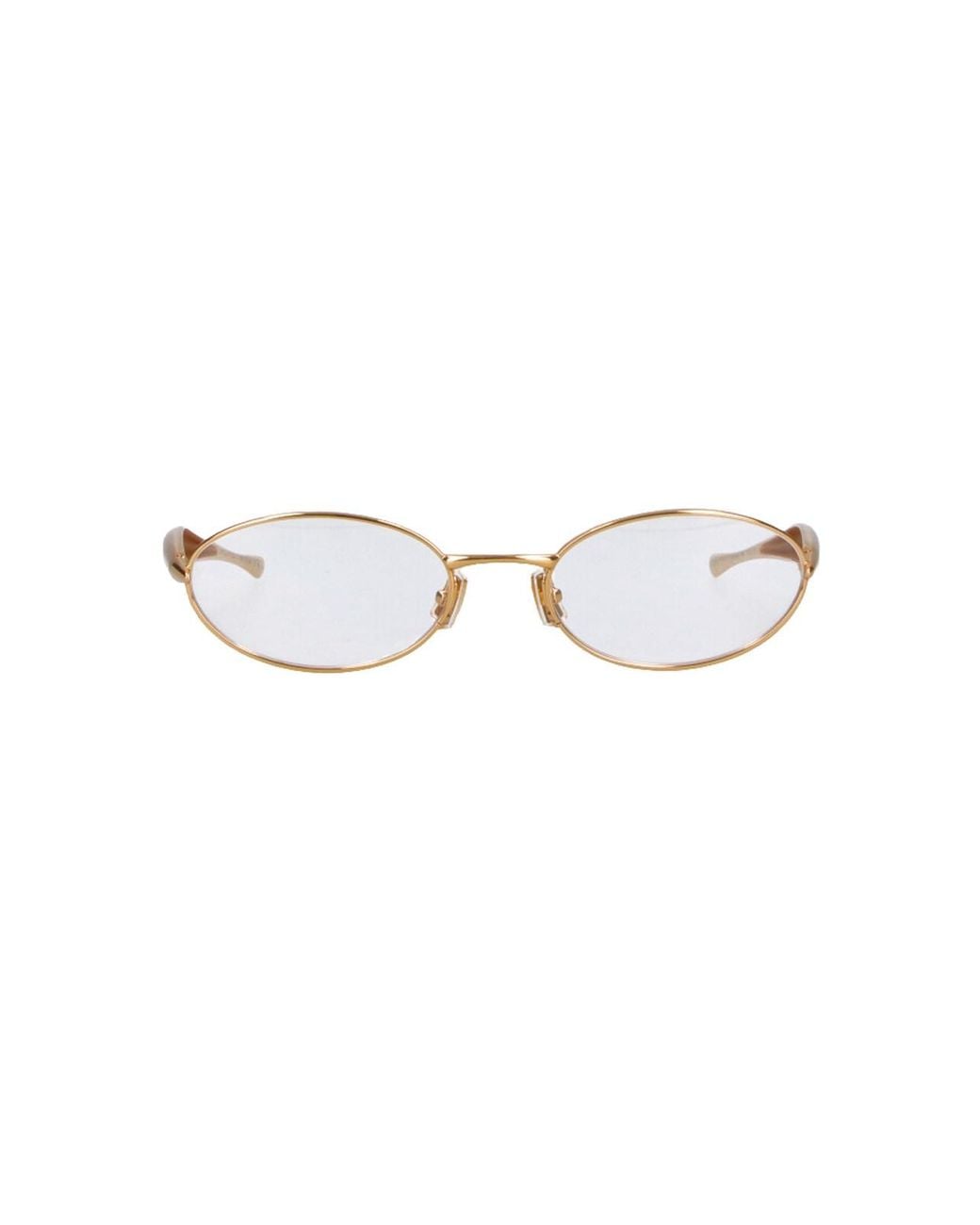 Bottega Veneta White Glasses "Sardine"