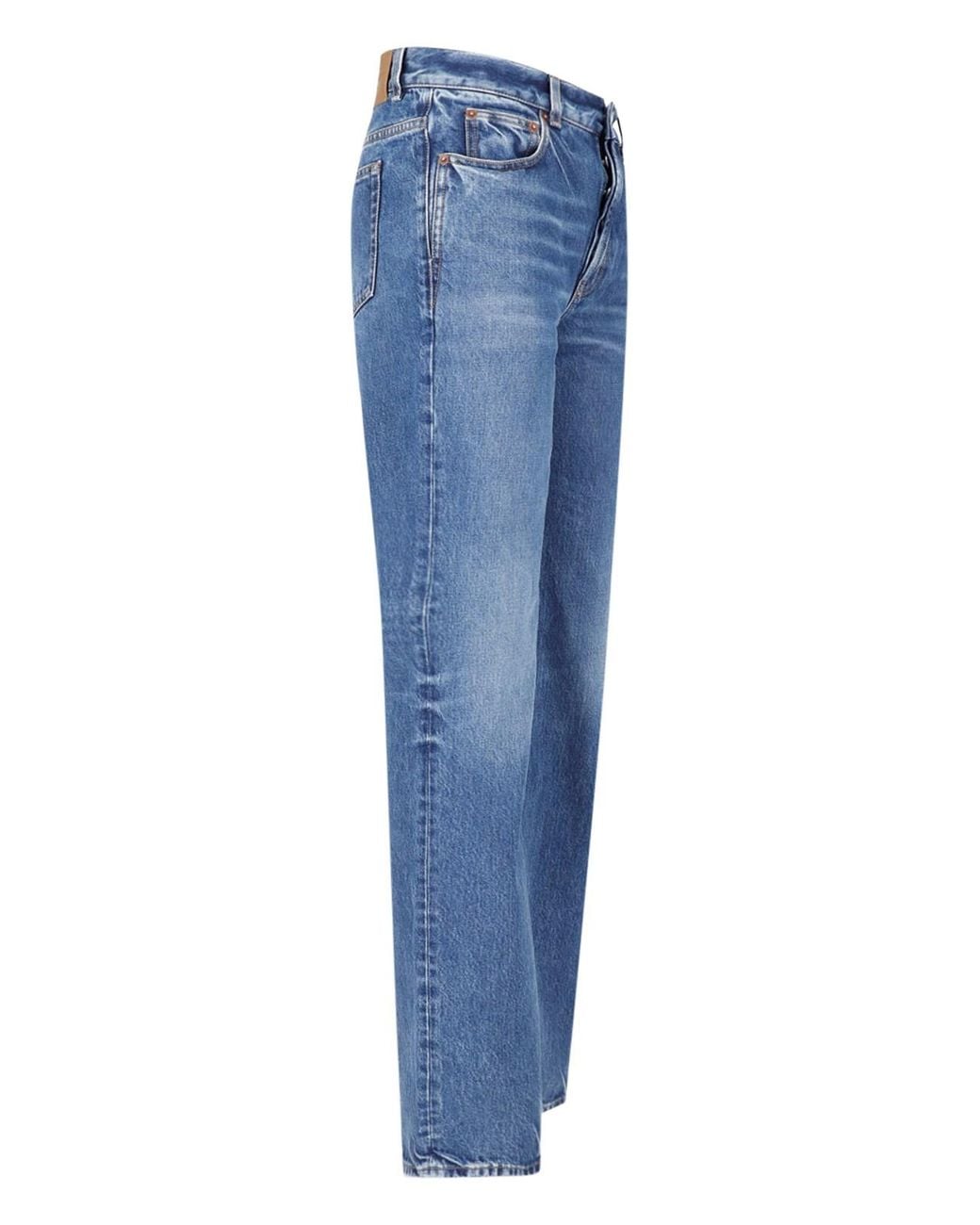 Saint Laurent Blue Straight Jeans
