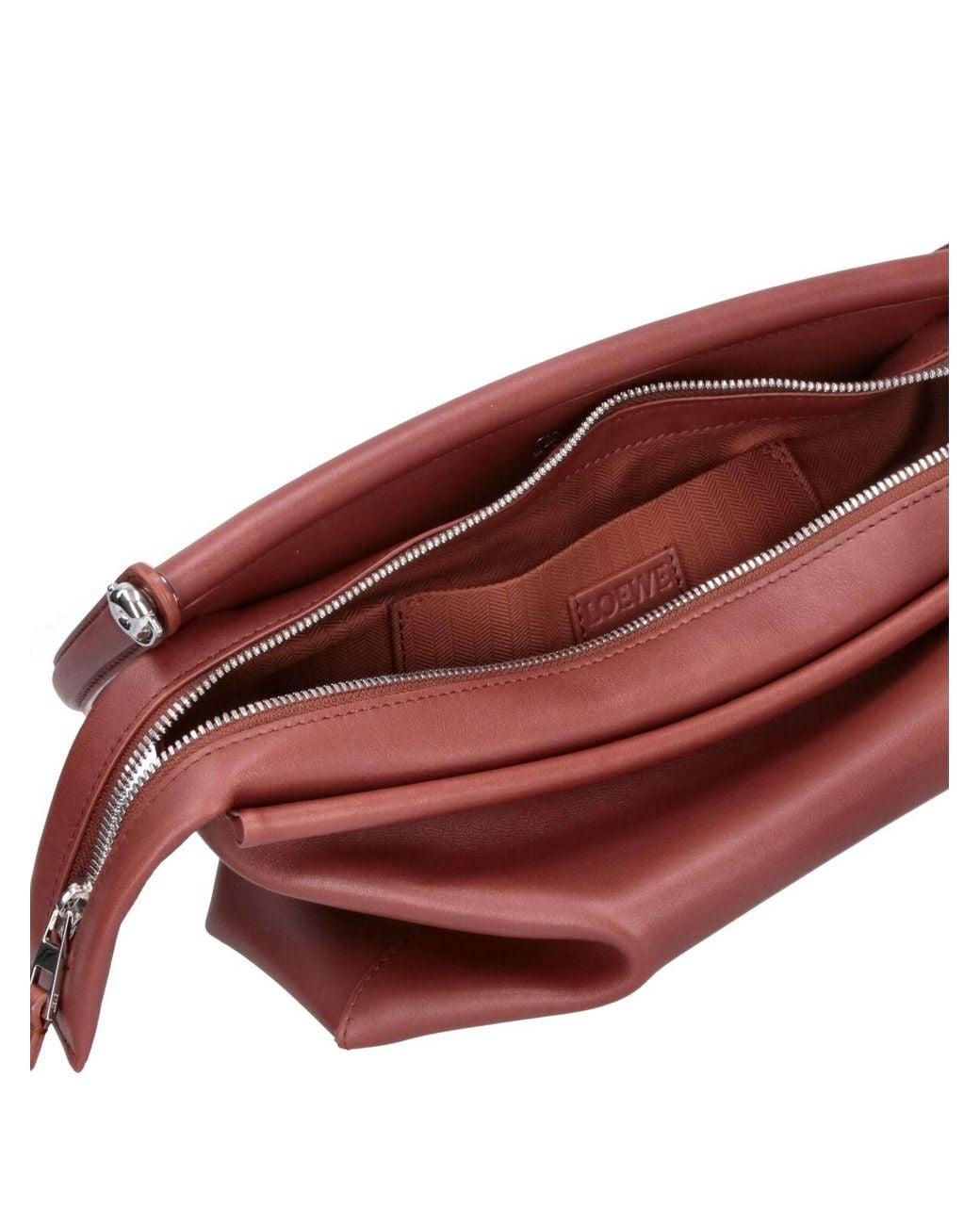 Loewe Red Shoulder Bag “Whisker”