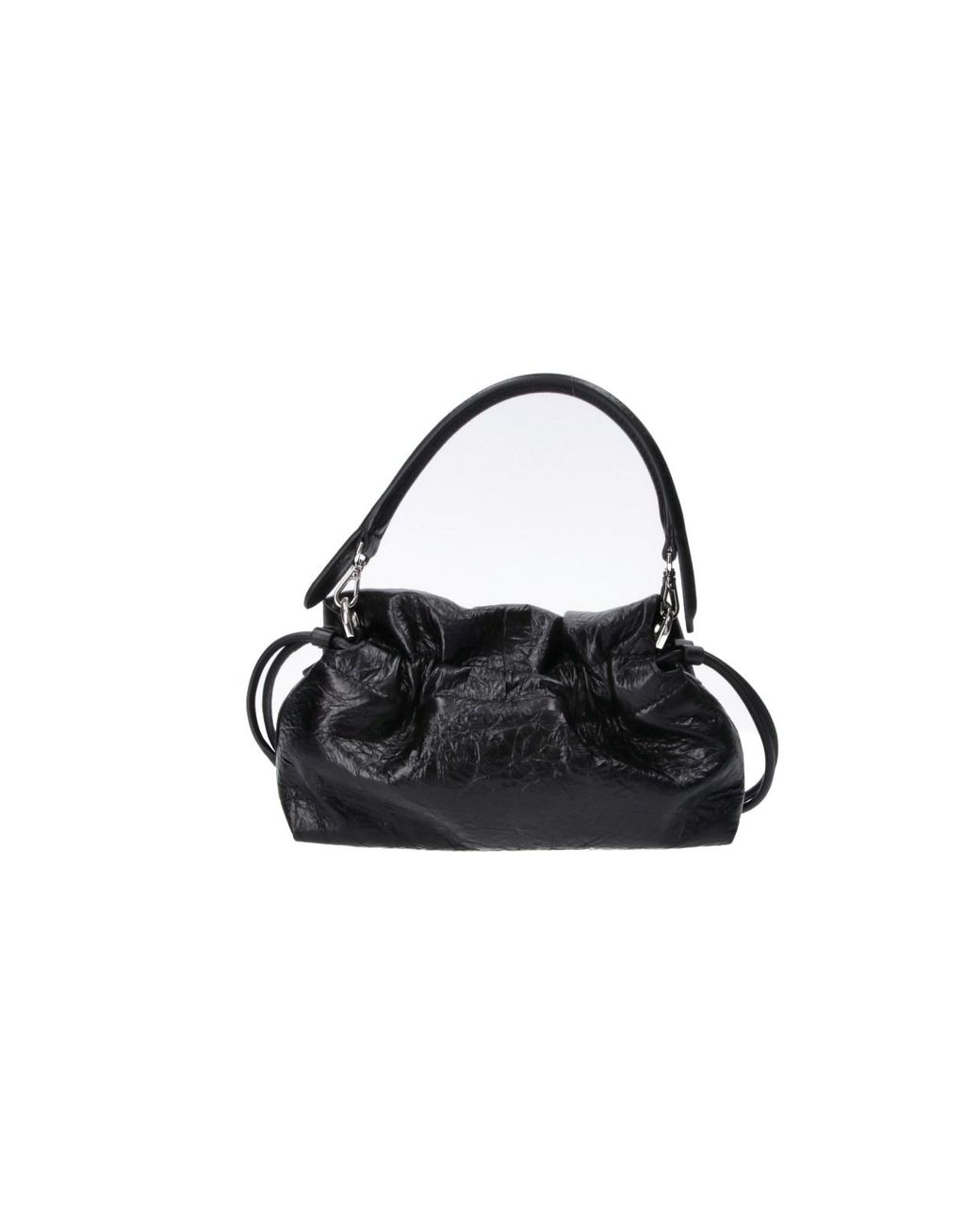 Fendi Black Small Shoulder Bag "Baguette Soft"