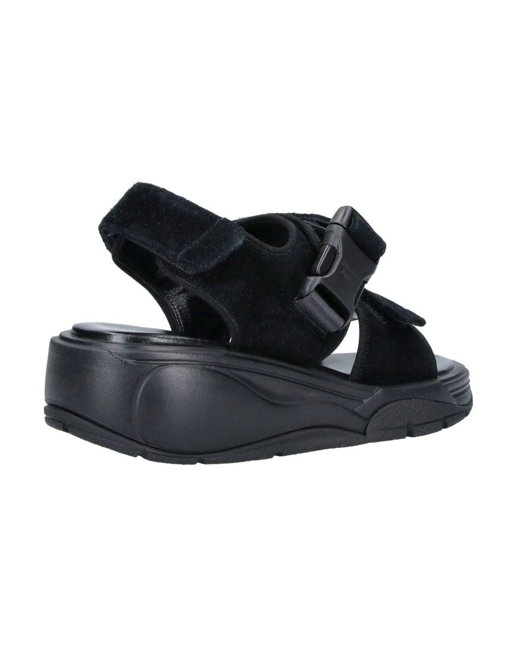 Phoebe Philo Black Sandals "Pace Runner"