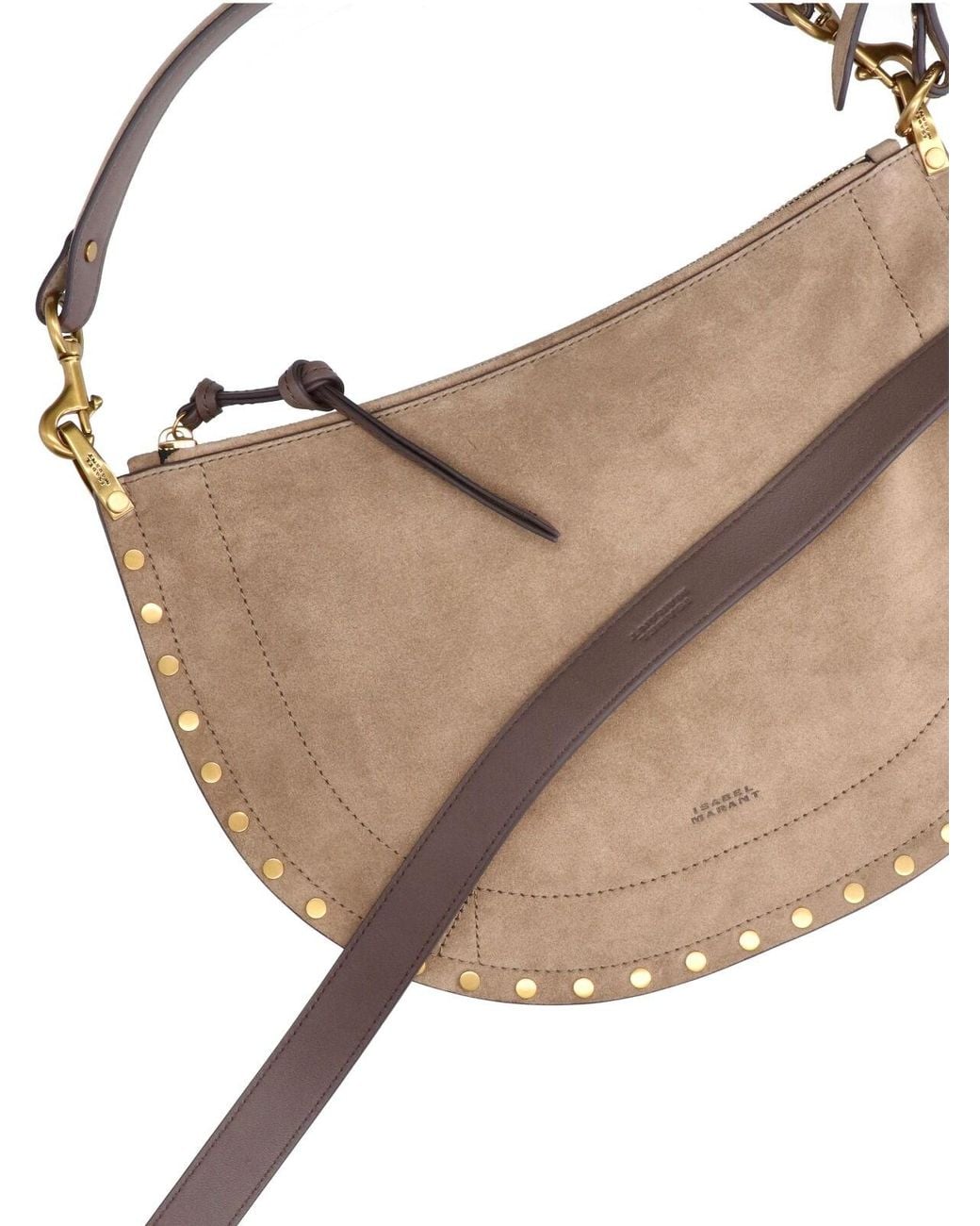 Isabel Marant White Shoulder Bag “Oksan Soft”