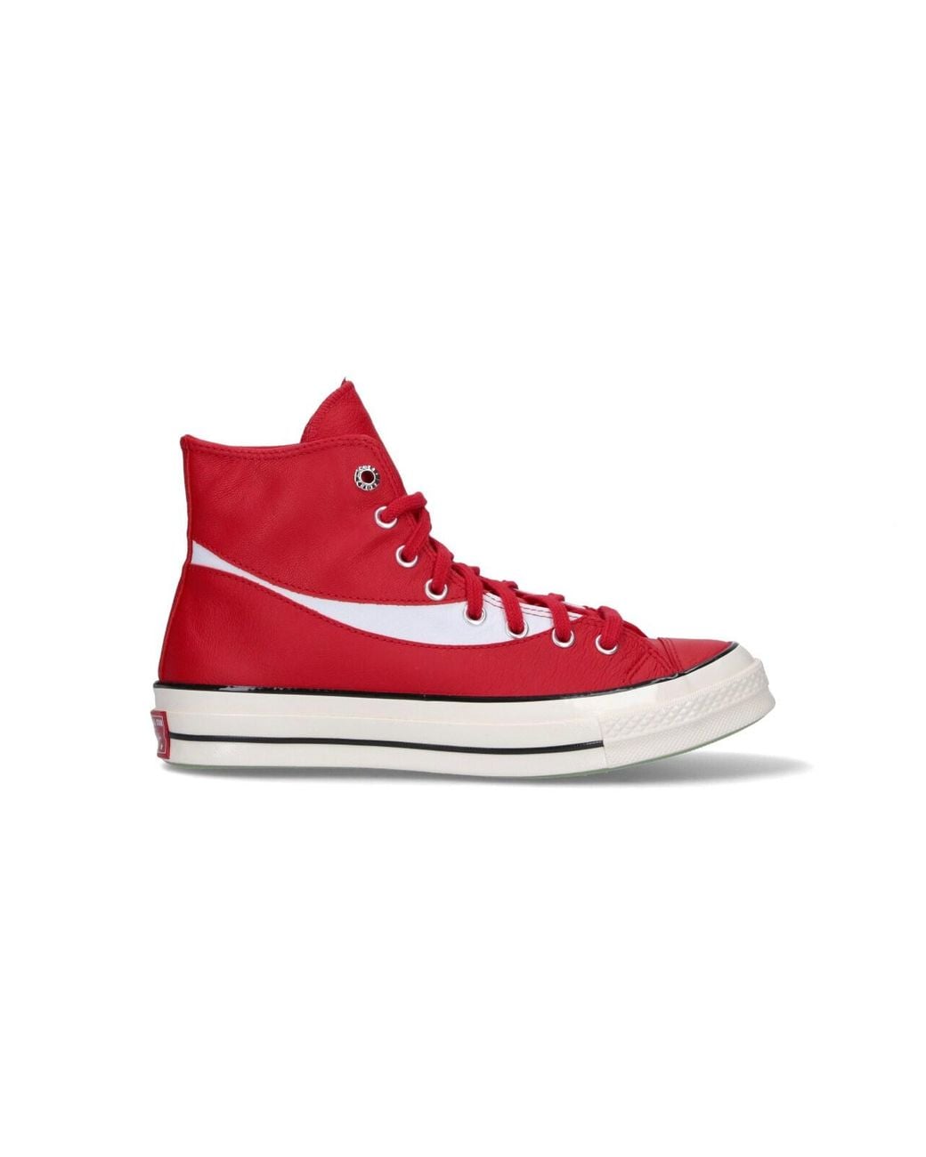 Converse Red High-Top Platform Sneaker