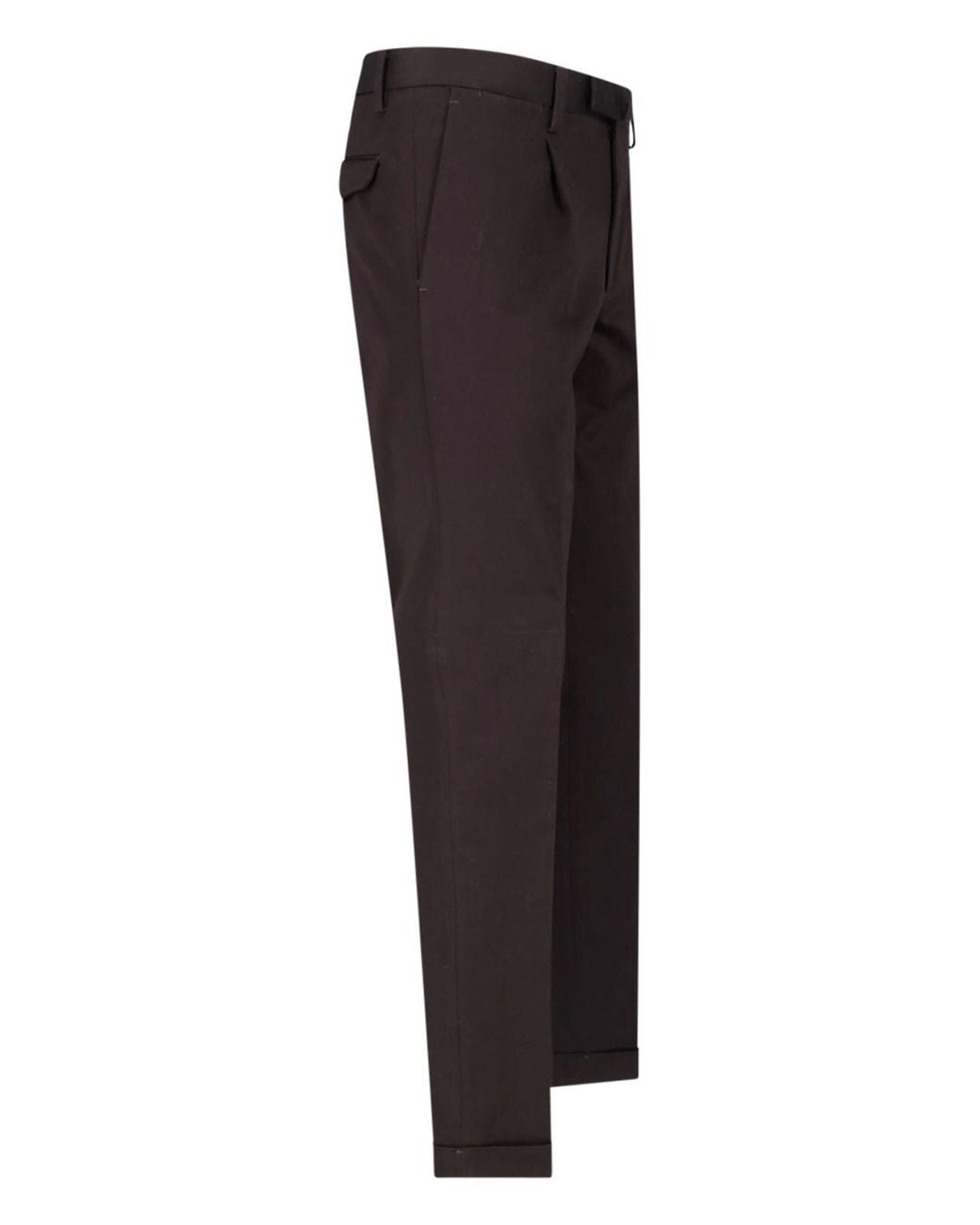 Briglia 1949 Brown Tailored Cotton Trousers for men