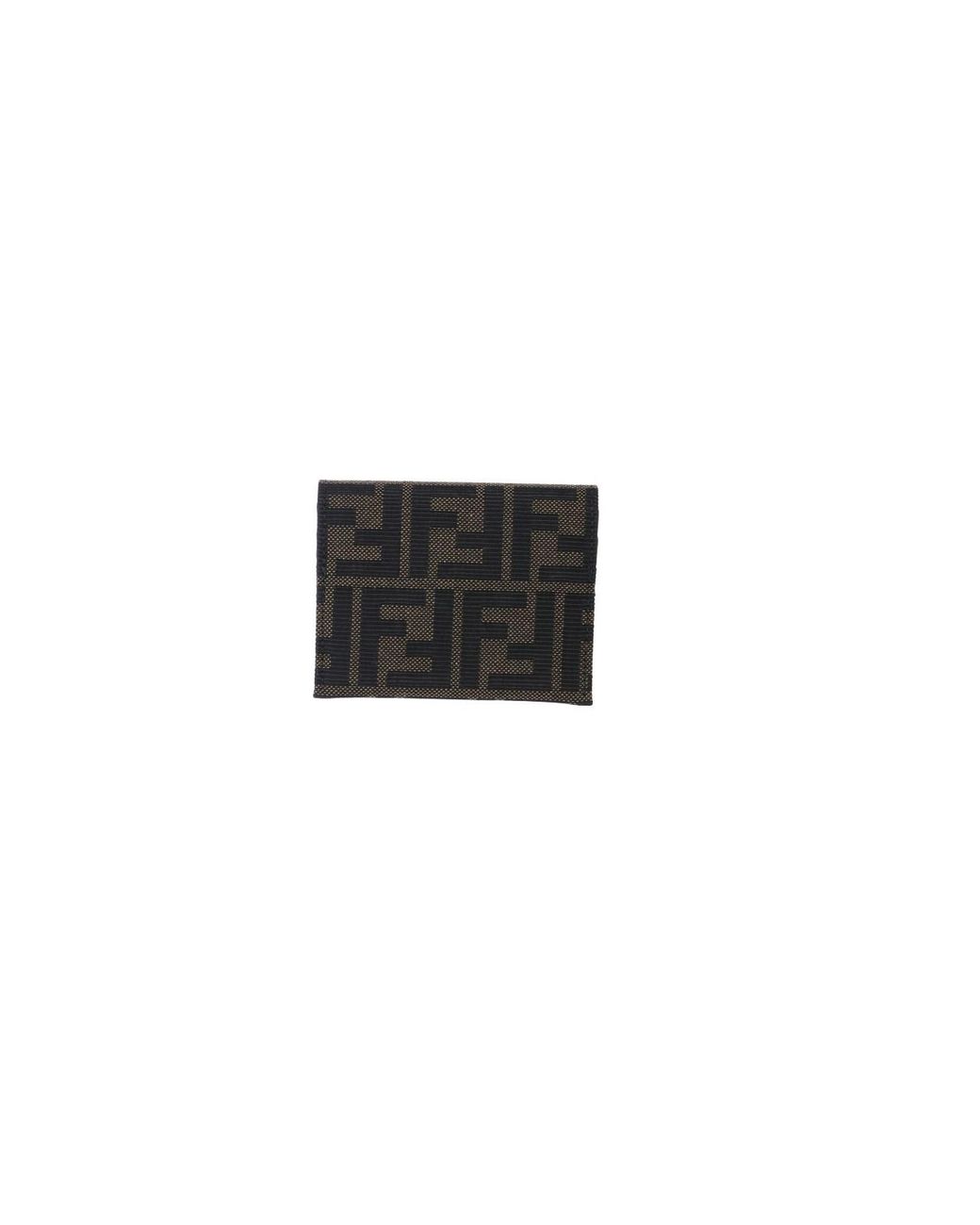 Fendi Black Cardholder "Ff"
