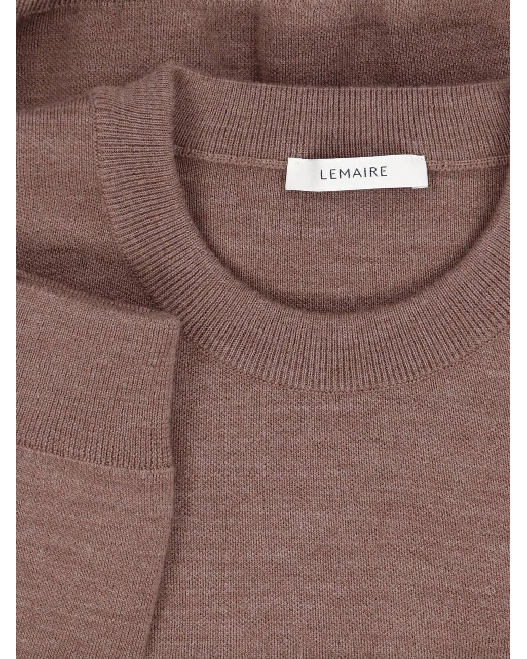 Lemaire Brown Wool Sweater