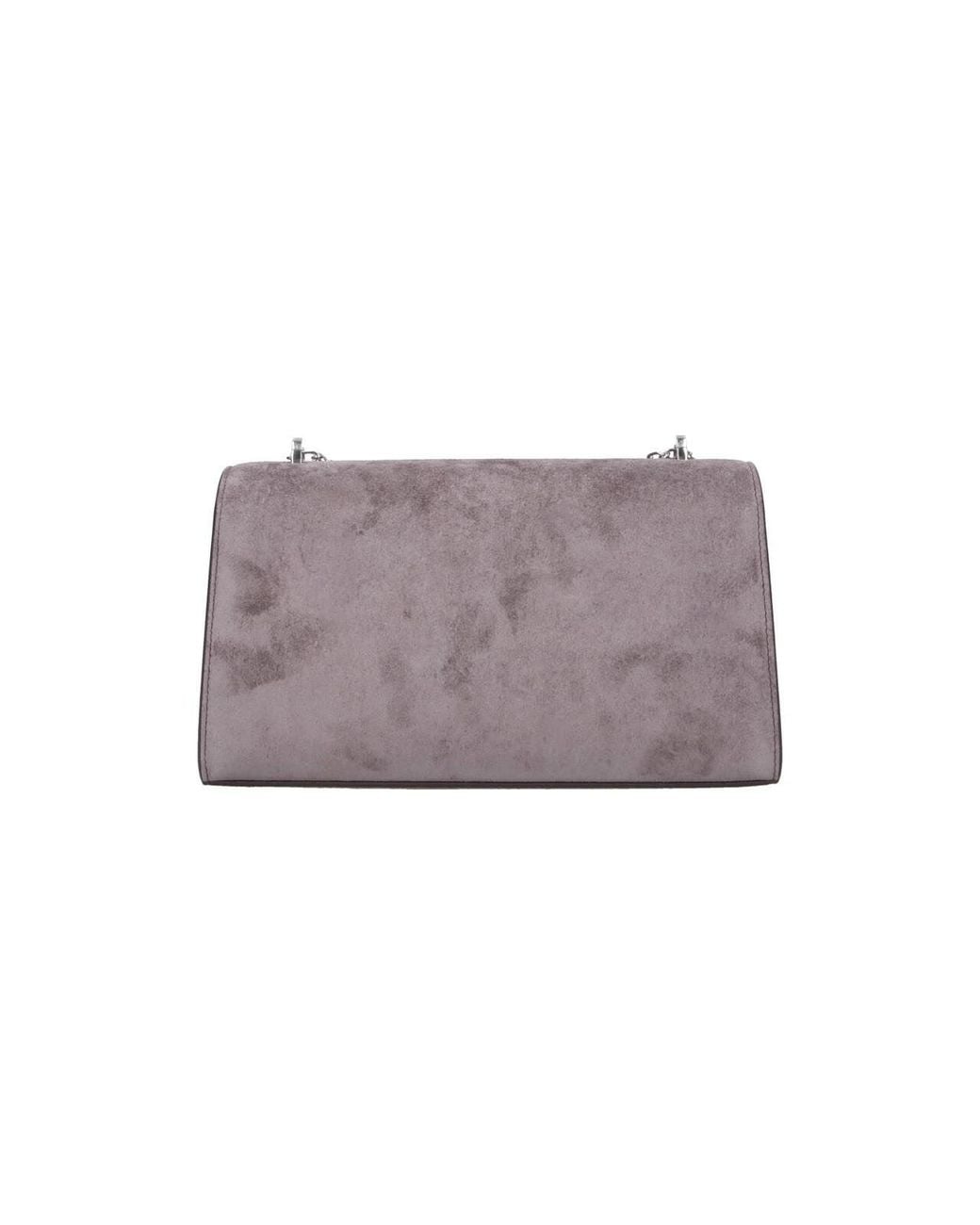 SAVETTE Gray Clutch “Symmetry Chain”