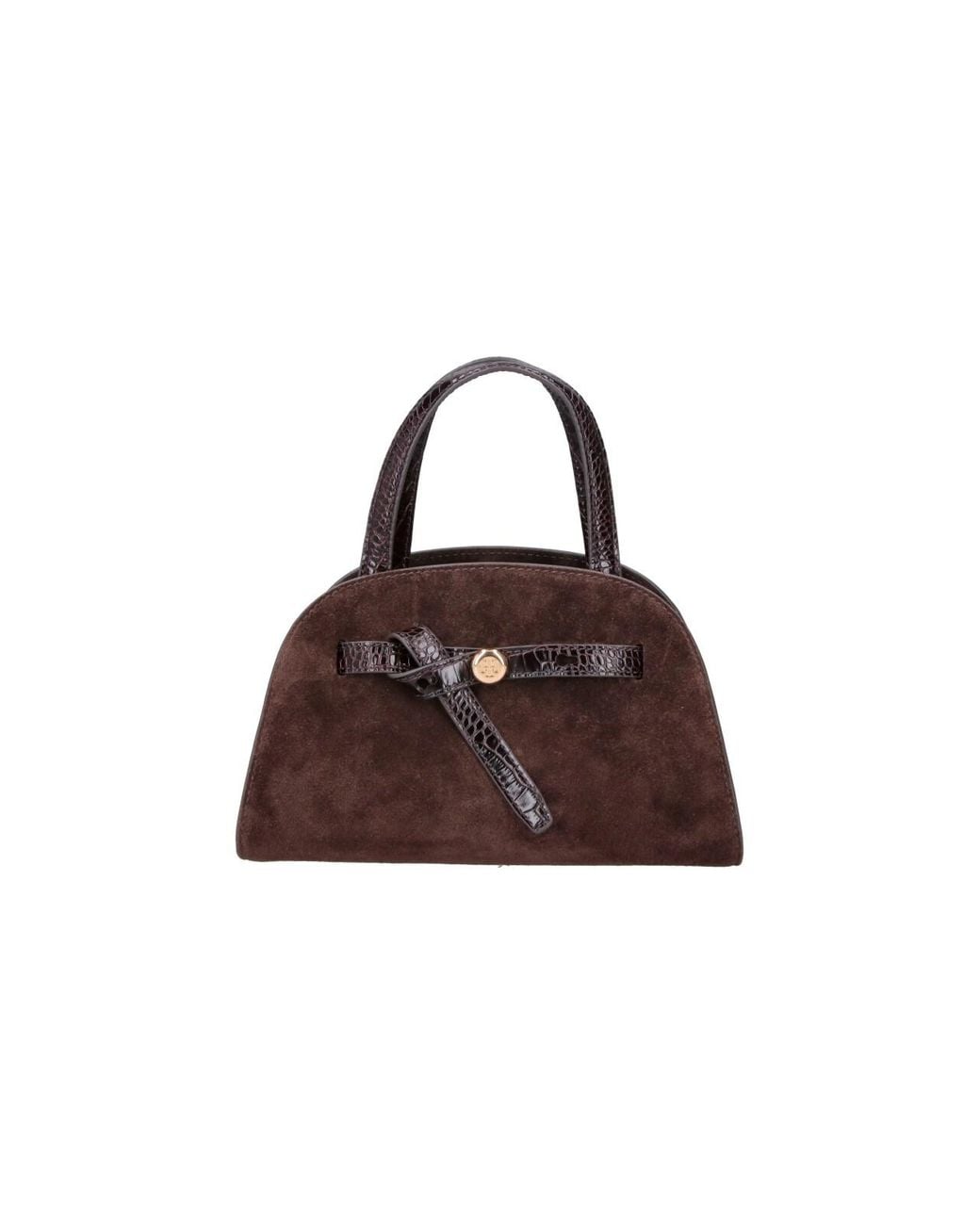 Tory Burch Brown Small Handbag "Romy"
