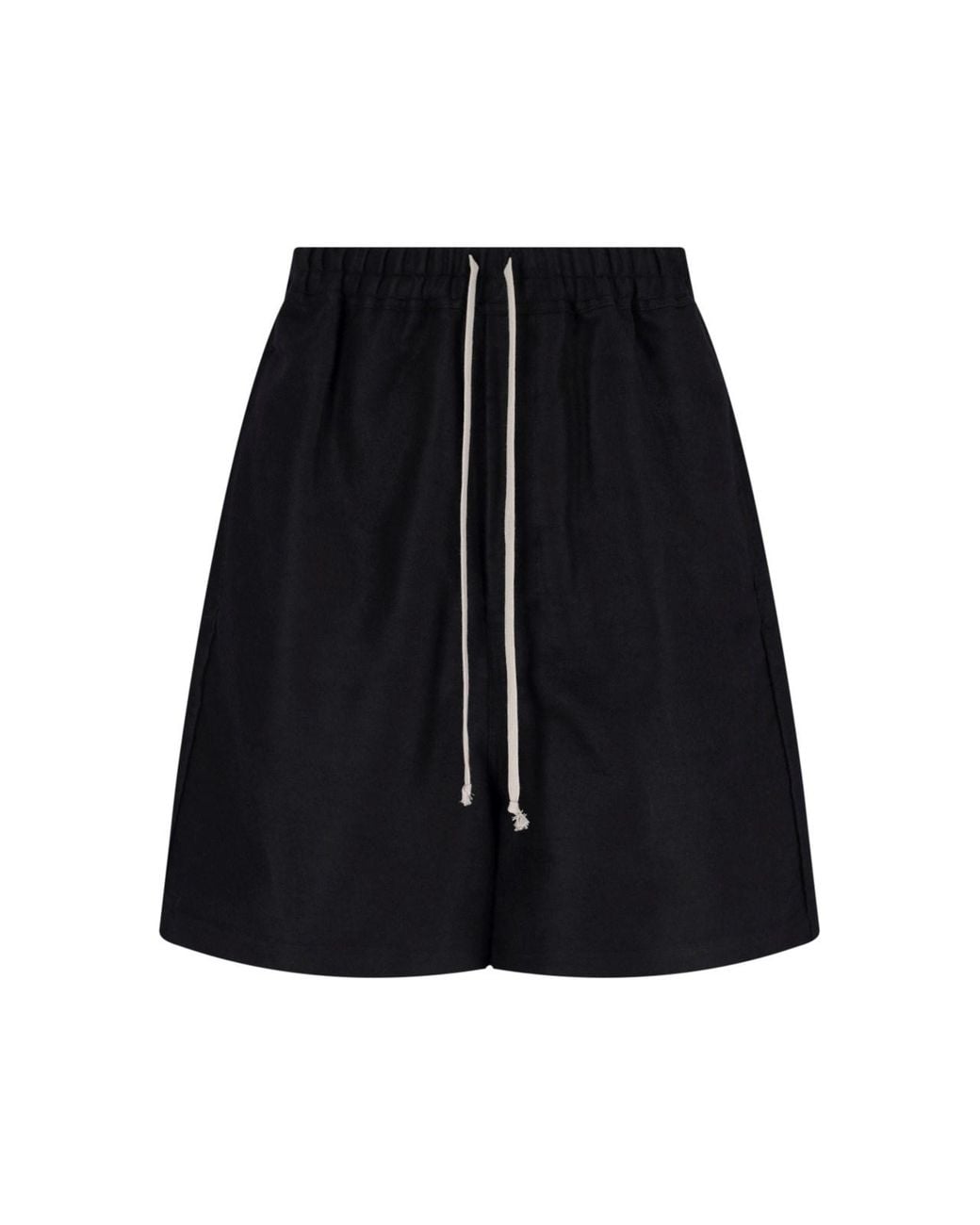 Rick Owens Black Shorts “Faun” for men