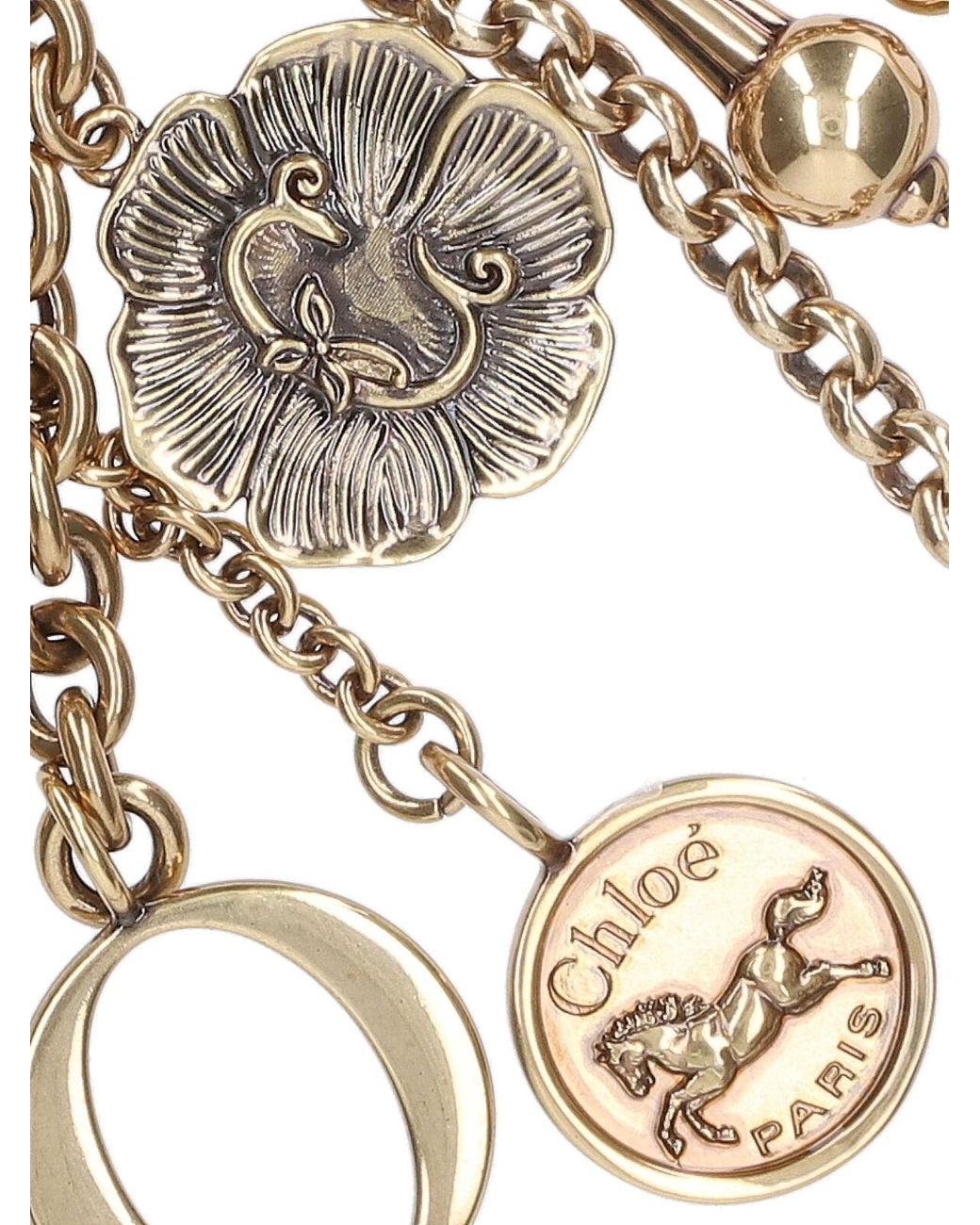 Chloé White Style Mini Keychain