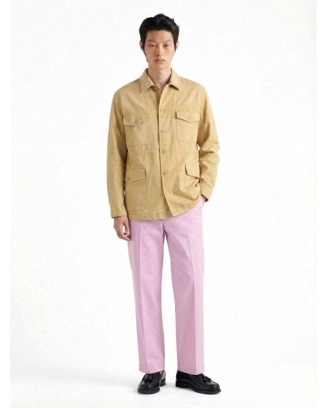 Giacca In Cotone di Prada in Metallic da Uomo