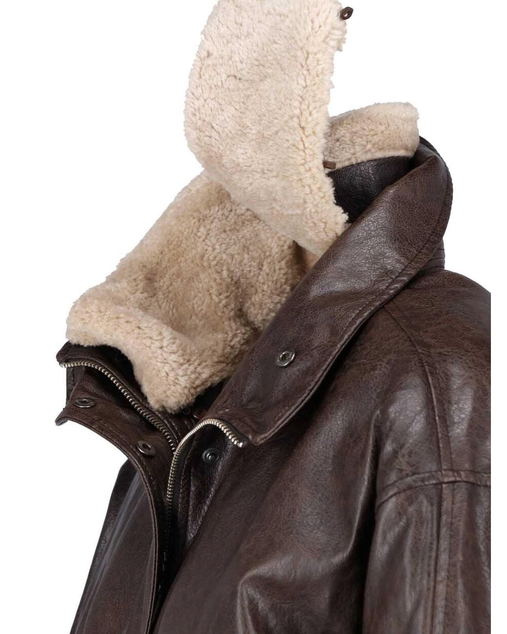 Low Classic Brown Bomber Jacket
