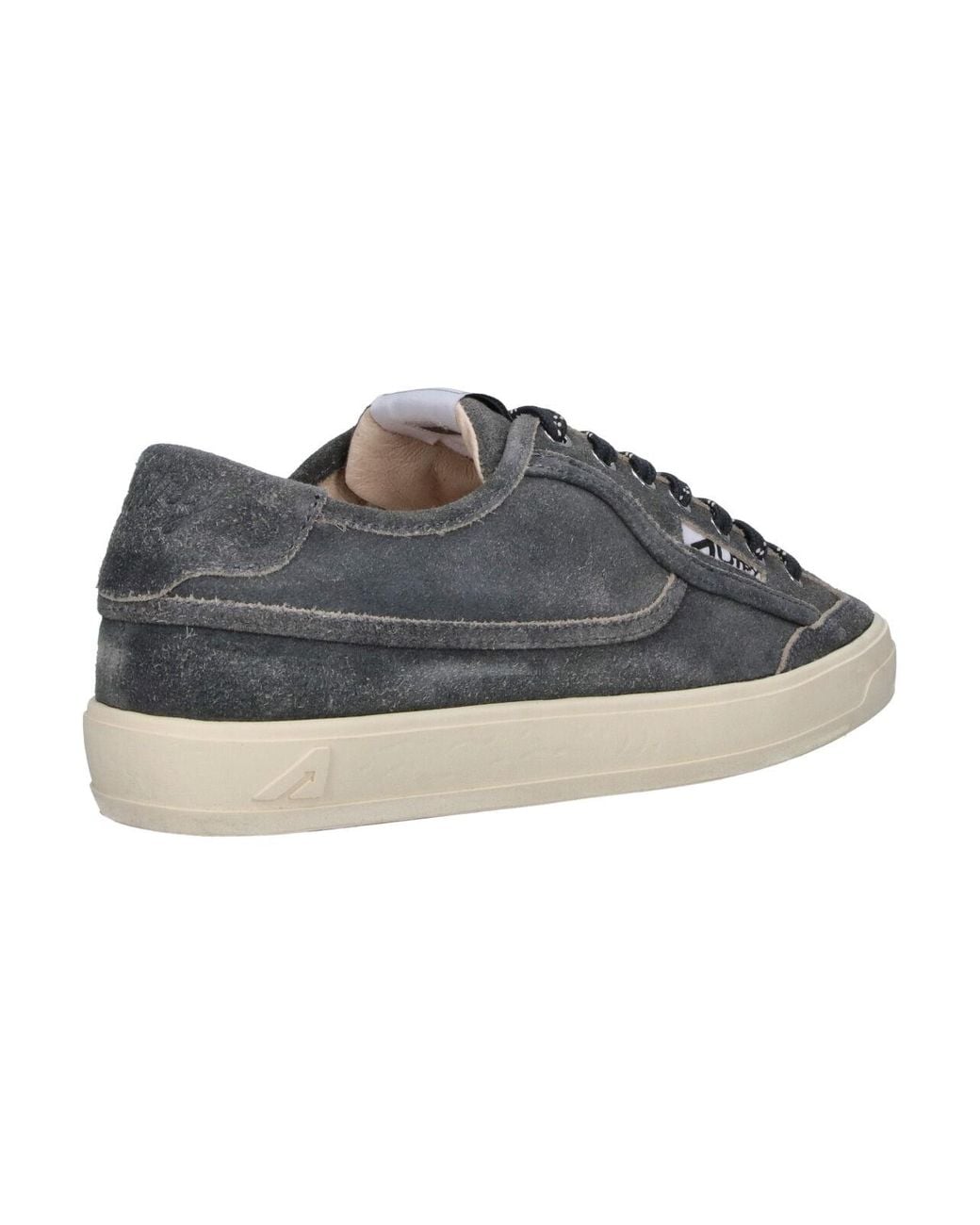 Autry Gray Suede Low-Top Sneakers for men