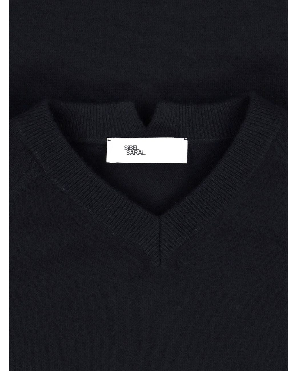 Sibel Saral Blue Wool Sweater "Kerem"