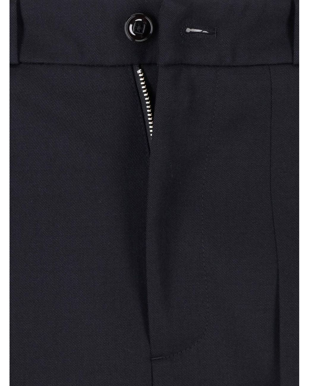 Our Legacy Blue Virgin Wool Gabardine Skirt
